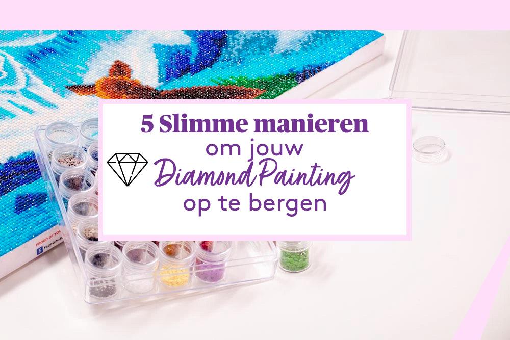 5 Slimme manieren om jouw Diamond Painting op te bergen