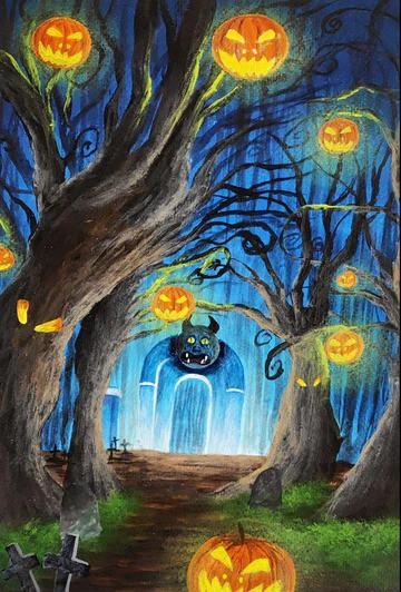 Diamond Painting Halloween In De Jungle - SEOS Shop ®