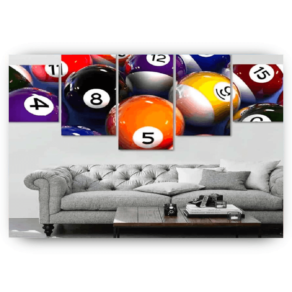 Diamond Painting Biljart ballen 5 luik - SEOS Shop ®