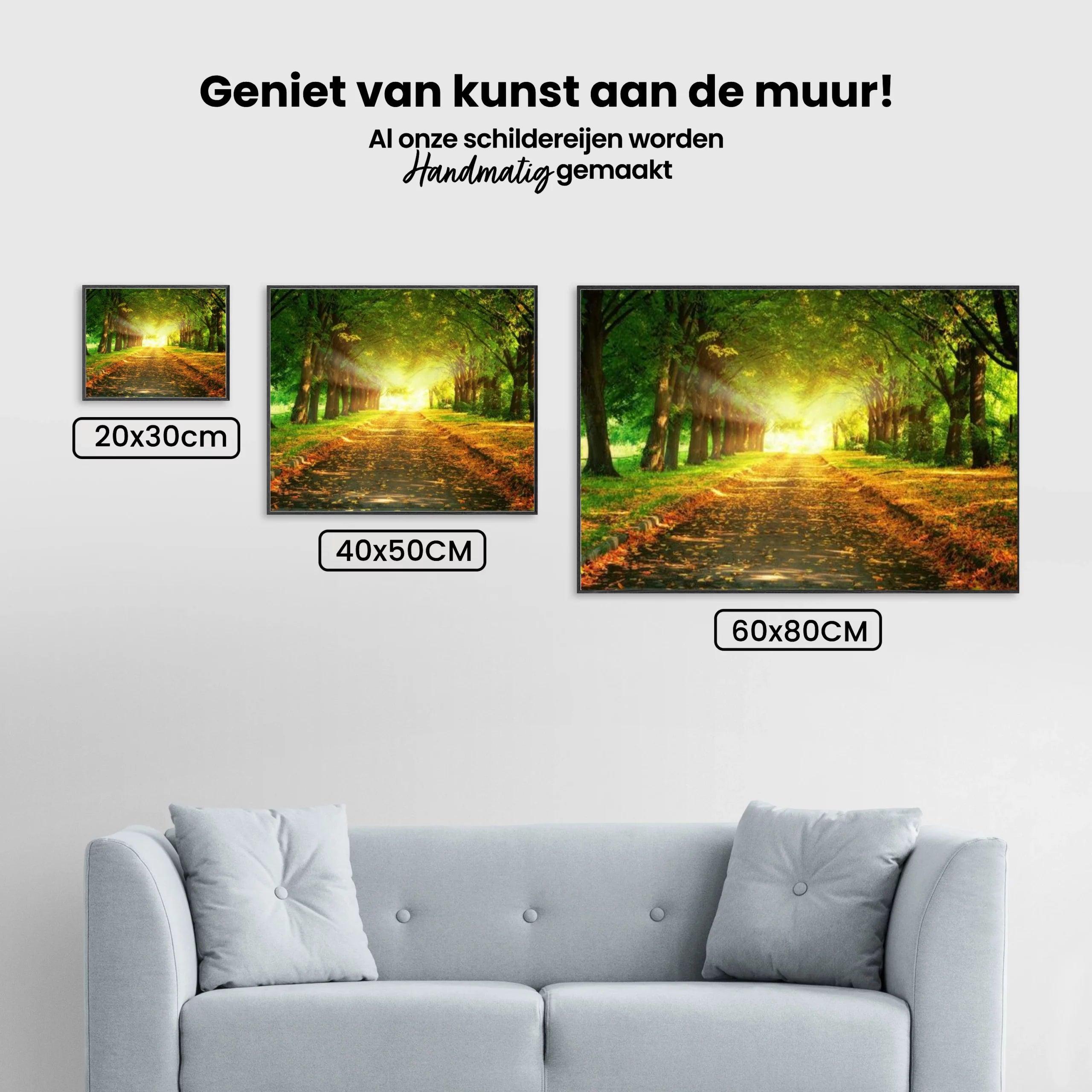 Diamond Painting Bladeren in het bos – SEOS Shop ®