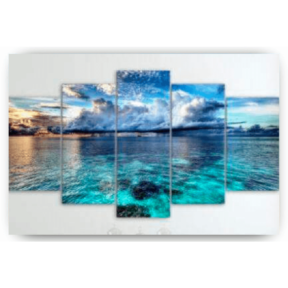 Diamond Painting Blauwe zee 5 luik - SEOS Shop ®