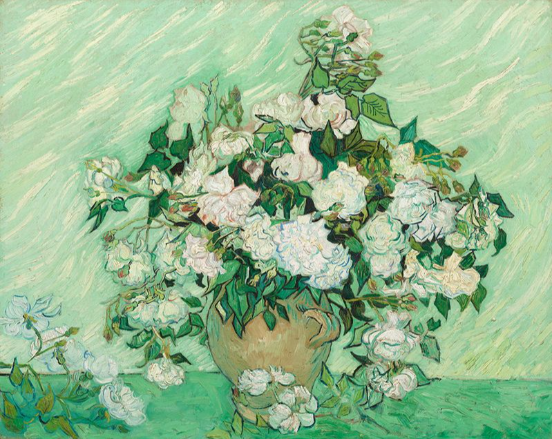 Diamond Painting Bloemen in bak Van Gogh - SEOS Shop ®