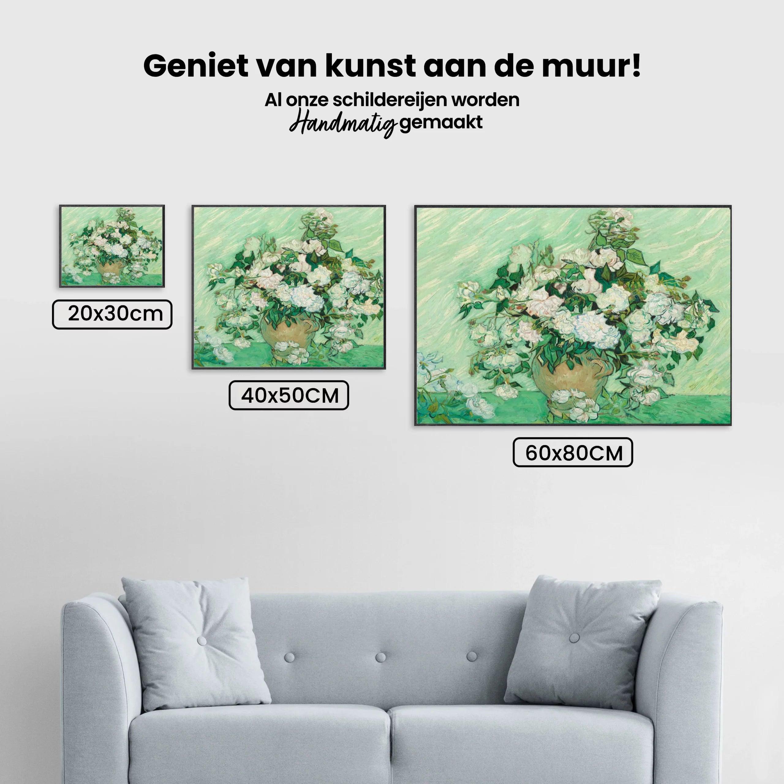 Diamond Painting Bloemen in bak Van Gogh - SEOS Shop ®