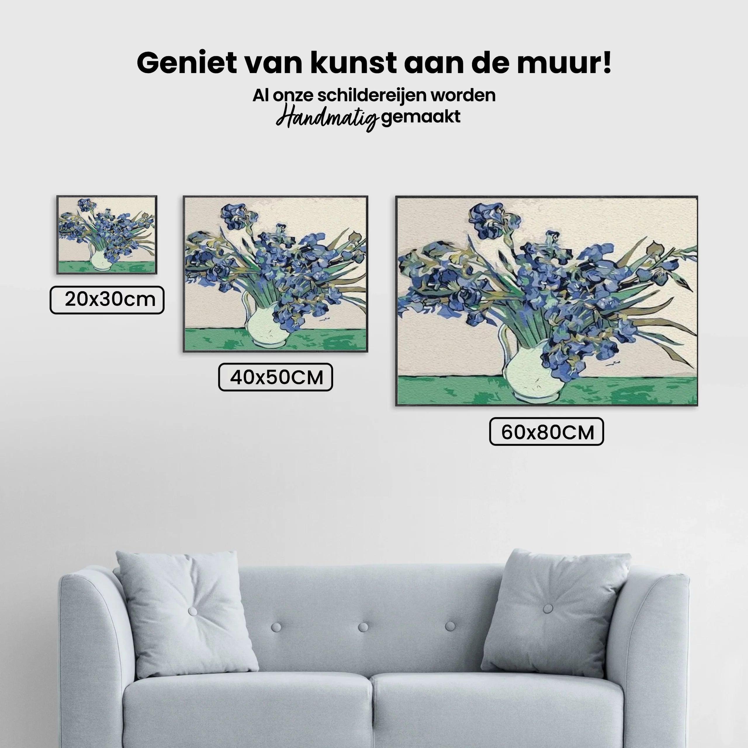 Diamond Painting Bloemen in vaas Van Gogh - SEOS Shop ®