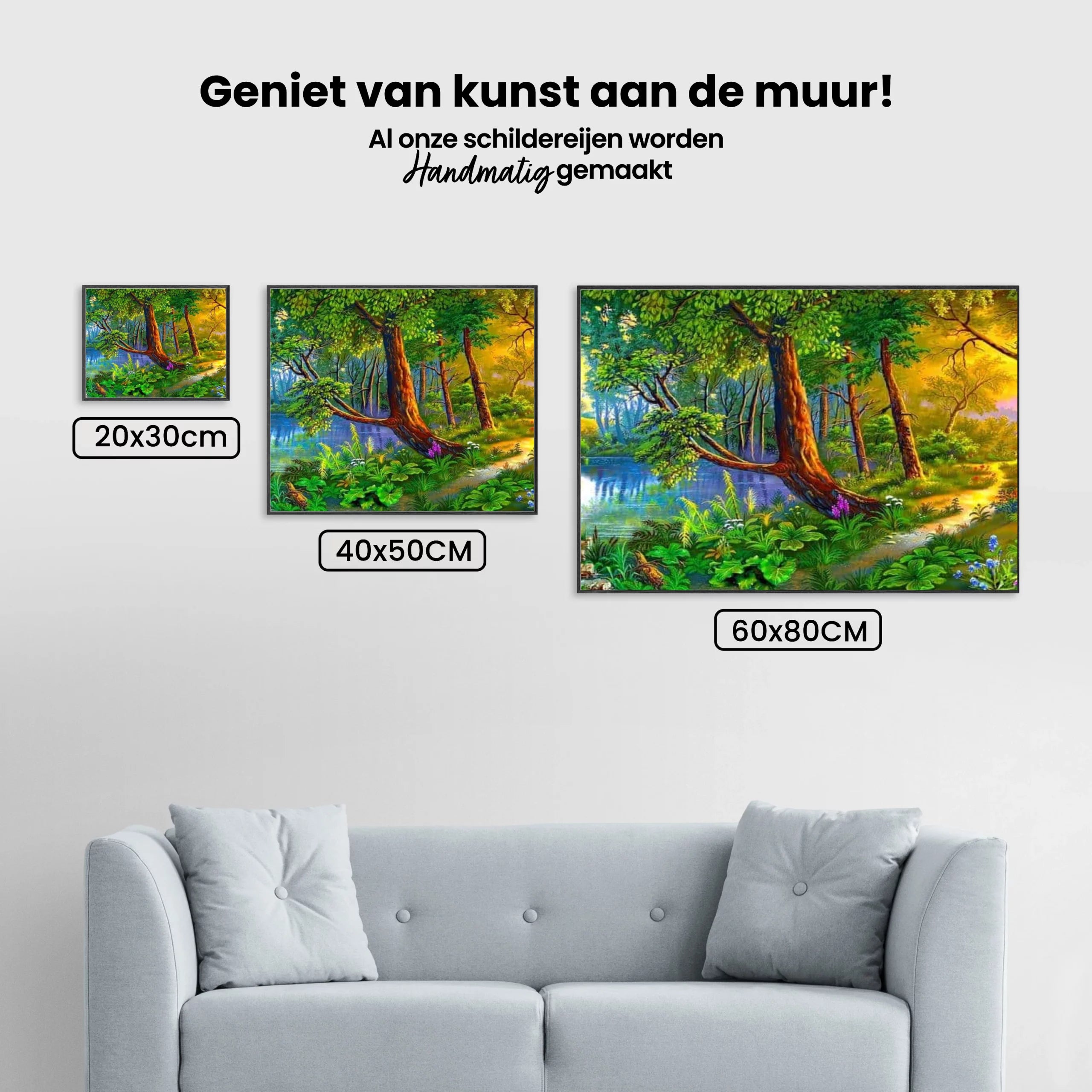 Diamond Painting Boom aan het water – SEOS Shop ®