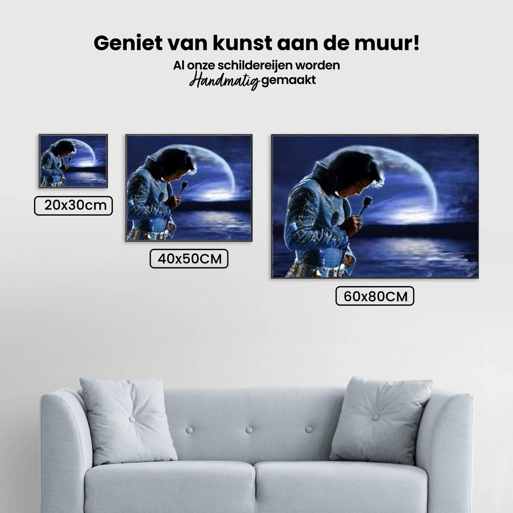 Diamond Painting Elvis Presley in de avond - SEOS Shop ®