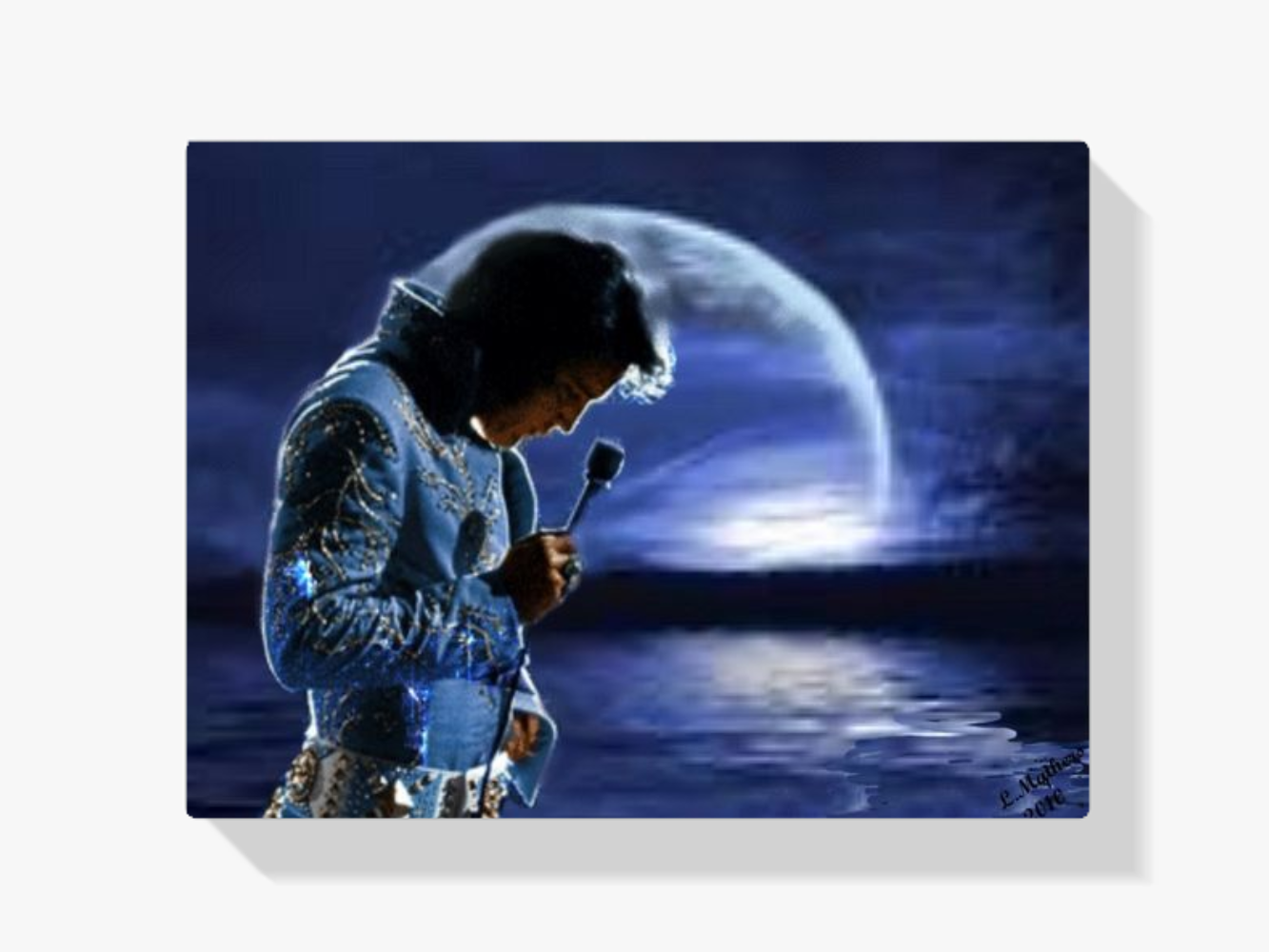 Diamond Painting Elvis Presley in de avond - SEOS Shop ®