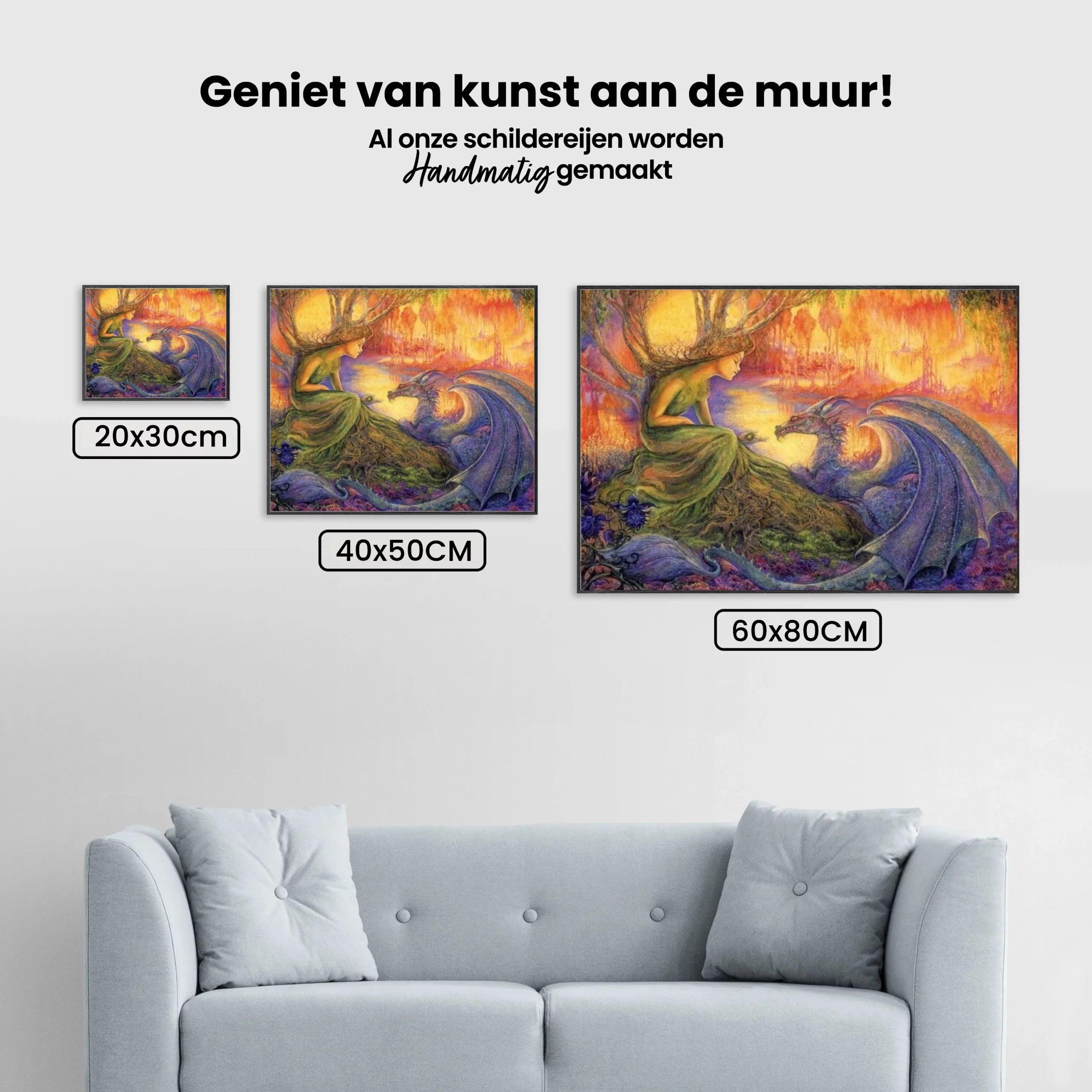 Diamond Painting Fee Ontmoet Draak - SEOS Shop ®