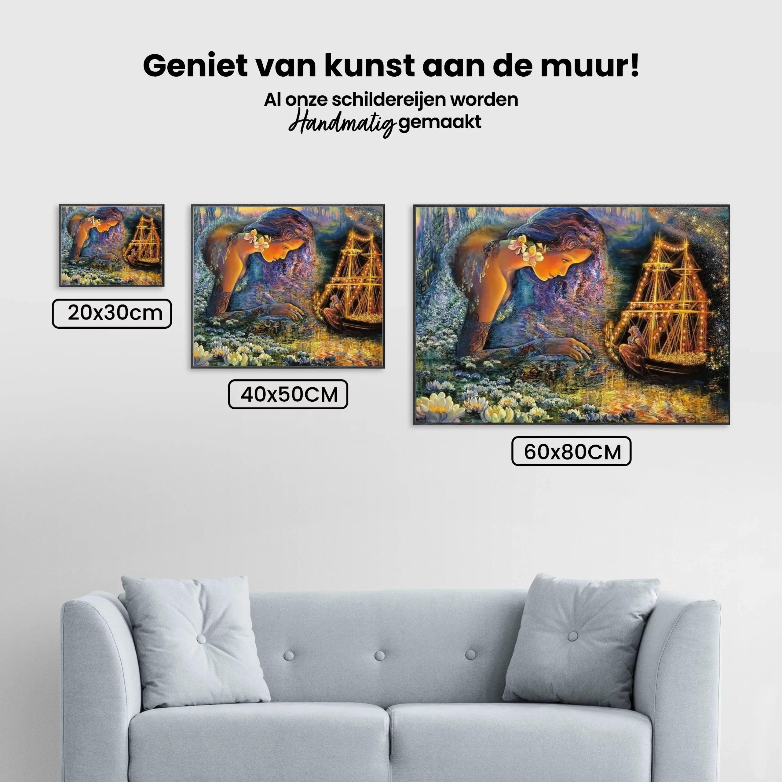 Diamond Painting Feeën in de magische boot - SEOS Shop ®