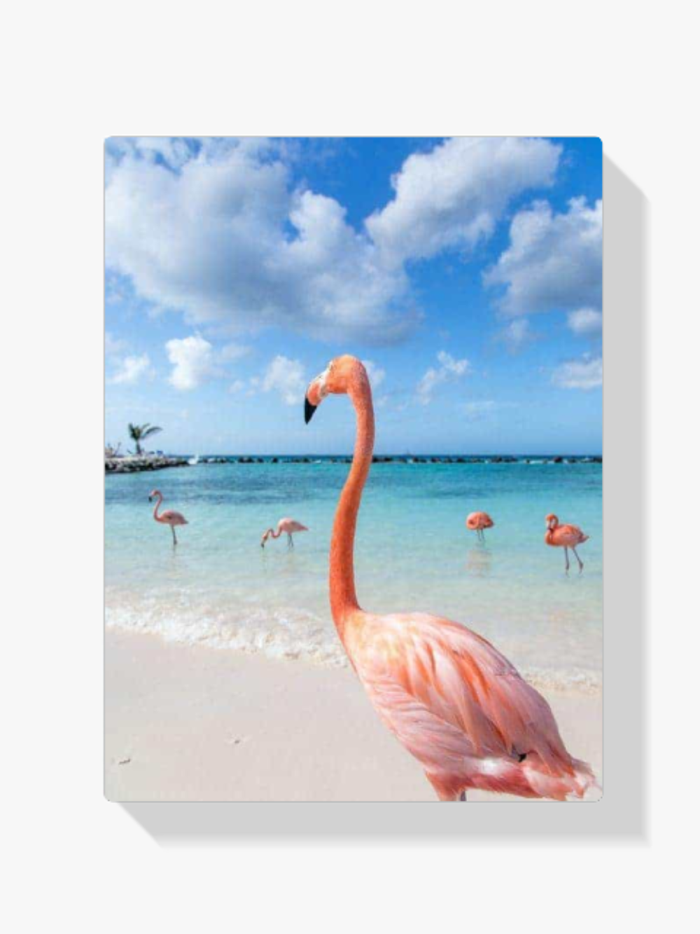 Diamond Painting Flamingo's op het strand - SEOS Shop ®