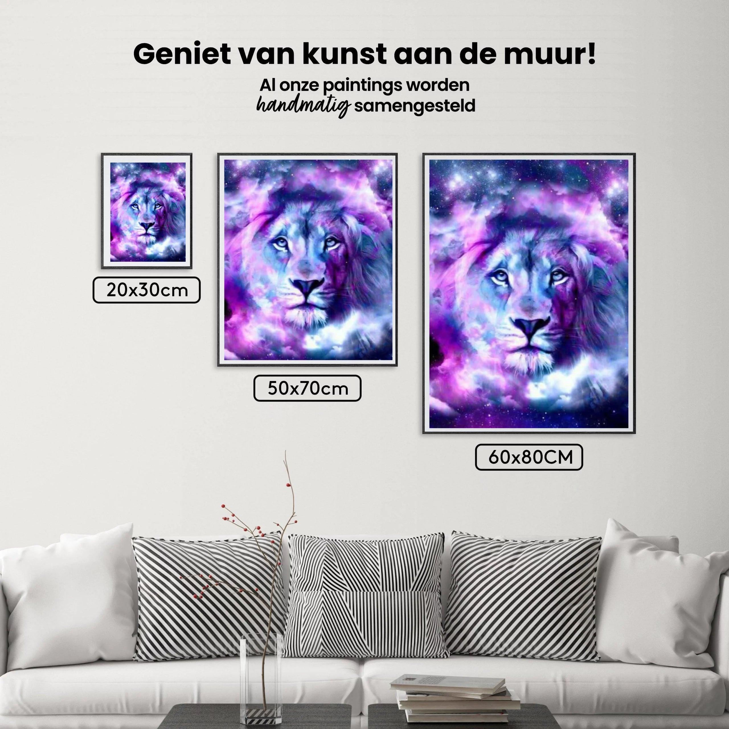 Diamond Painting Galaxy Leeuw - SEOS Shop ®