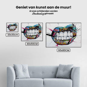 Diamond Painting Gekleurde lippen – SEOS Shop ®