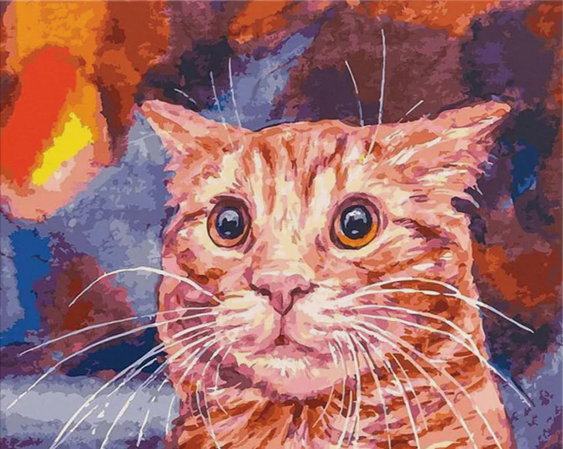 Diamond Painting - Grappige Kat - SEOS®