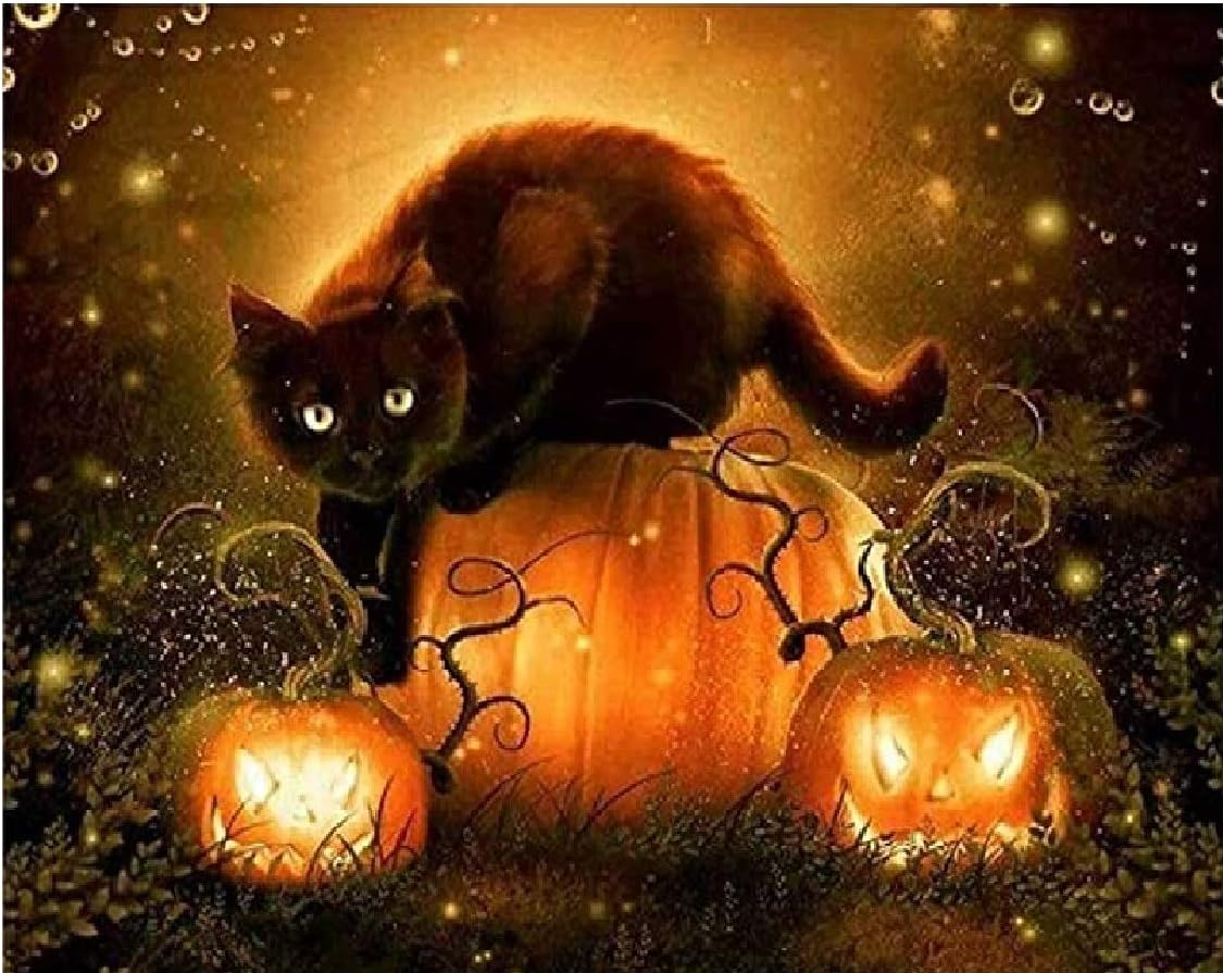 Diamond Painting Halloween Kat - SEOS Shop ®