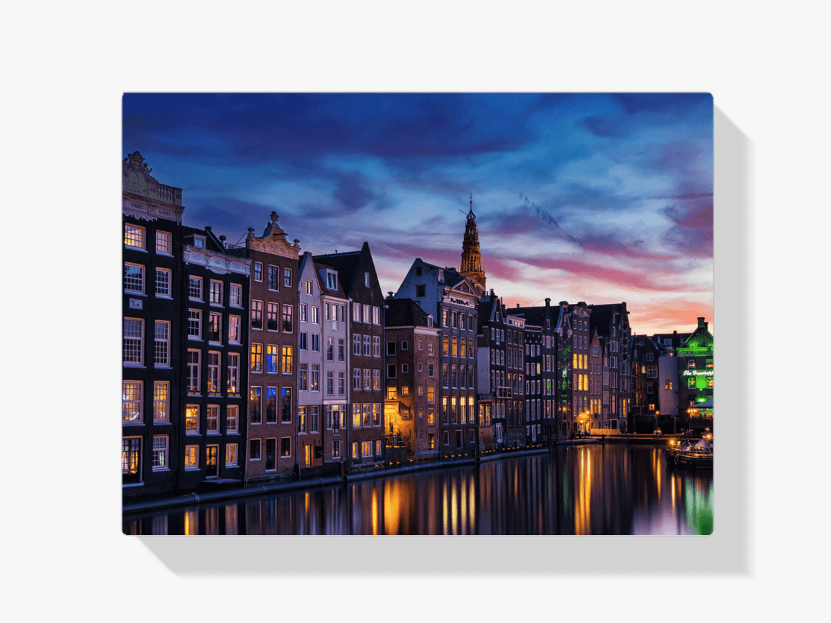 Diamond Painting Hollandse Stad Nacht - SEOS Shop ®