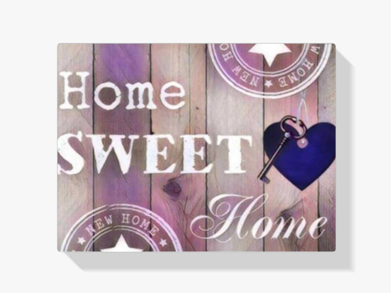 Diamond Painting Home Sweet Home Licht Roze – SEOS Shop ®