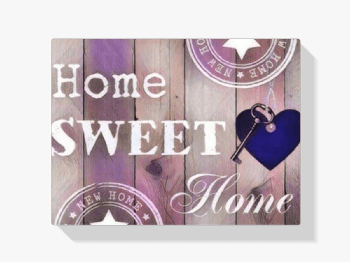 Diamond Painting Home Sweet Home Licht Roze – SEOS Shop ®