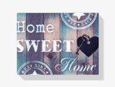 Diamond Painting Home Sweet Home blauw paars – SEOS Shop ®