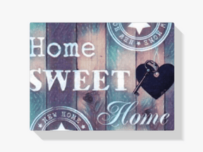 Diamond Painting Home Sweet Home blauw paars – SEOS Shop ®