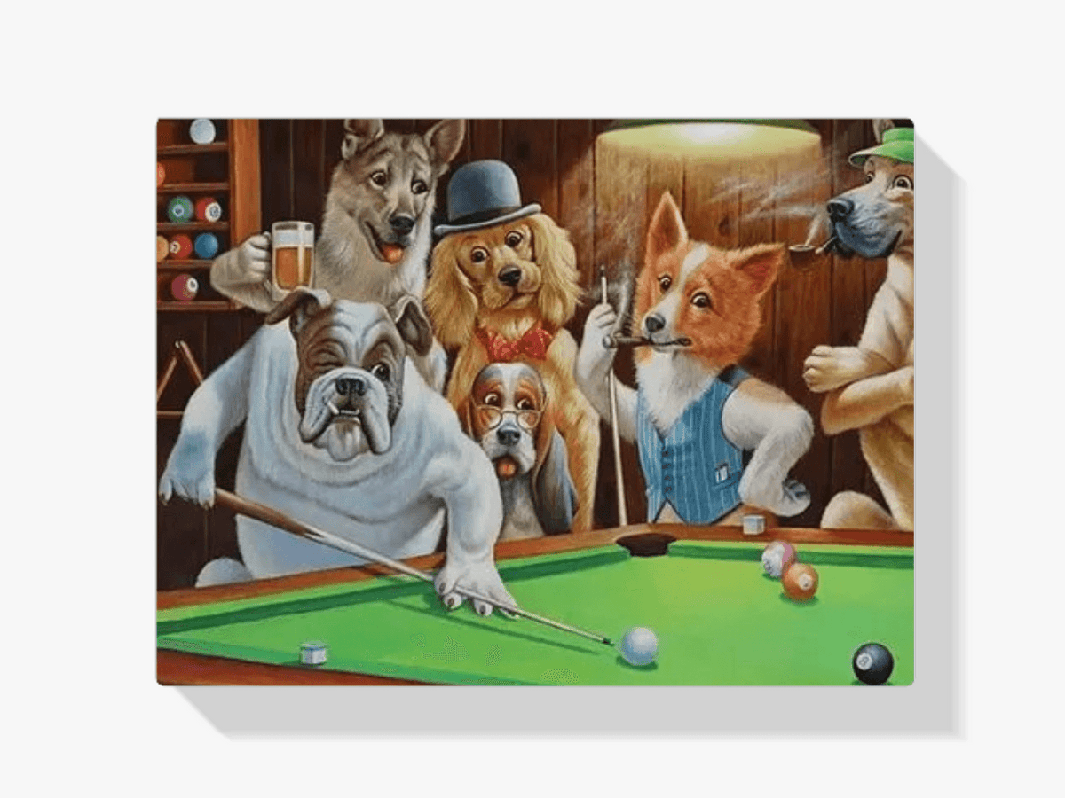 Diamond Painting Honden Spelen Pool - SEOS Shop ®