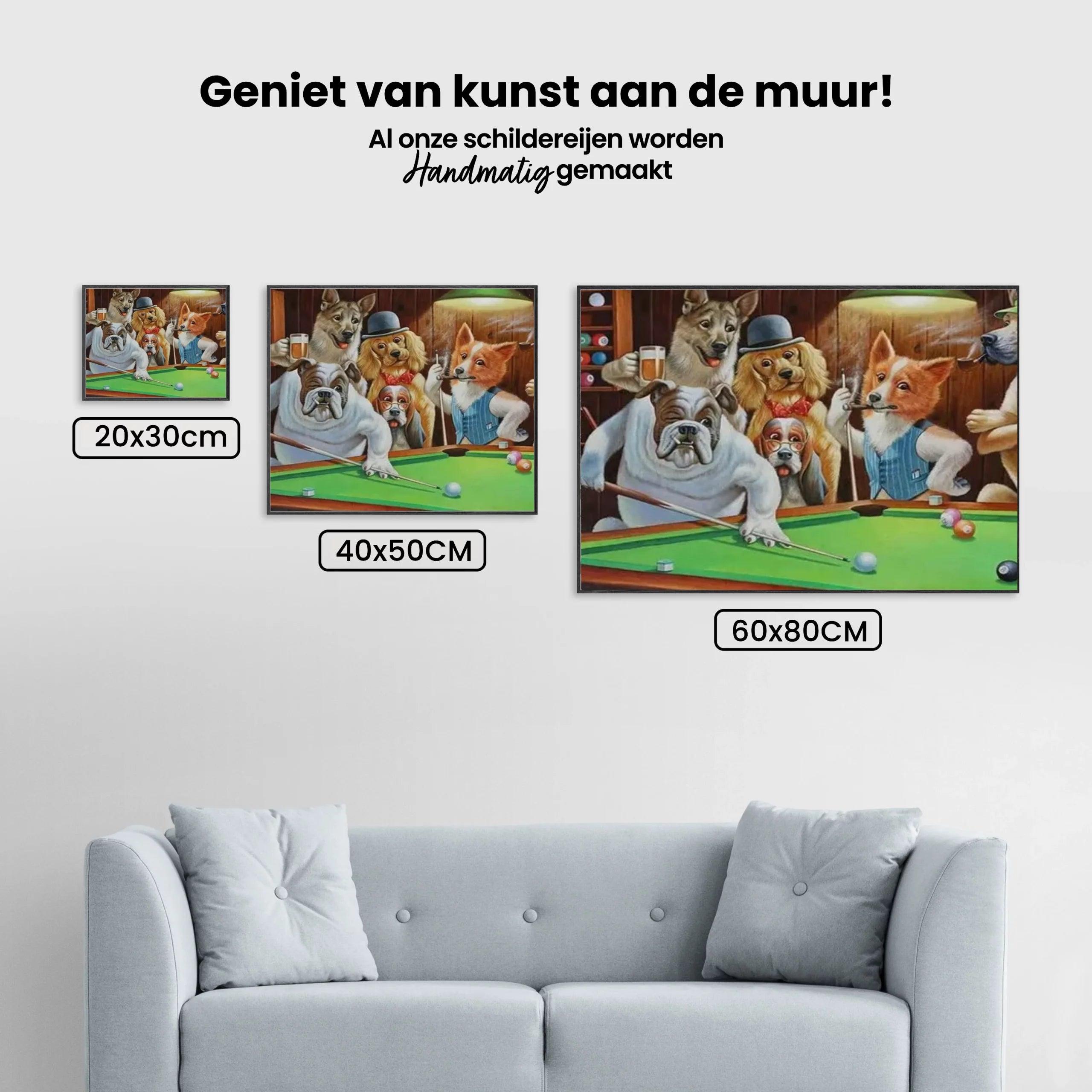 Diamond Painting Honden Spelen Pool - SEOS Shop ®