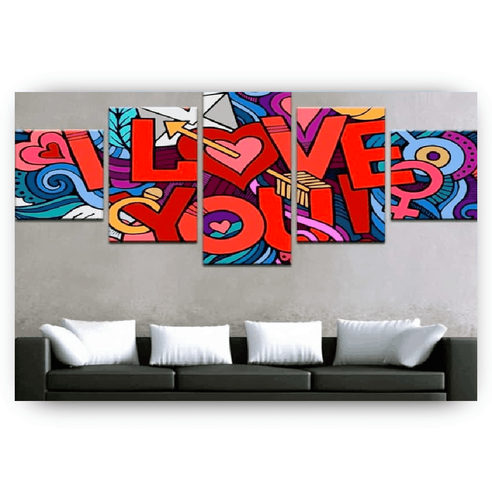 Diamond Painting I love you 5 luik - SEOS Shop ®