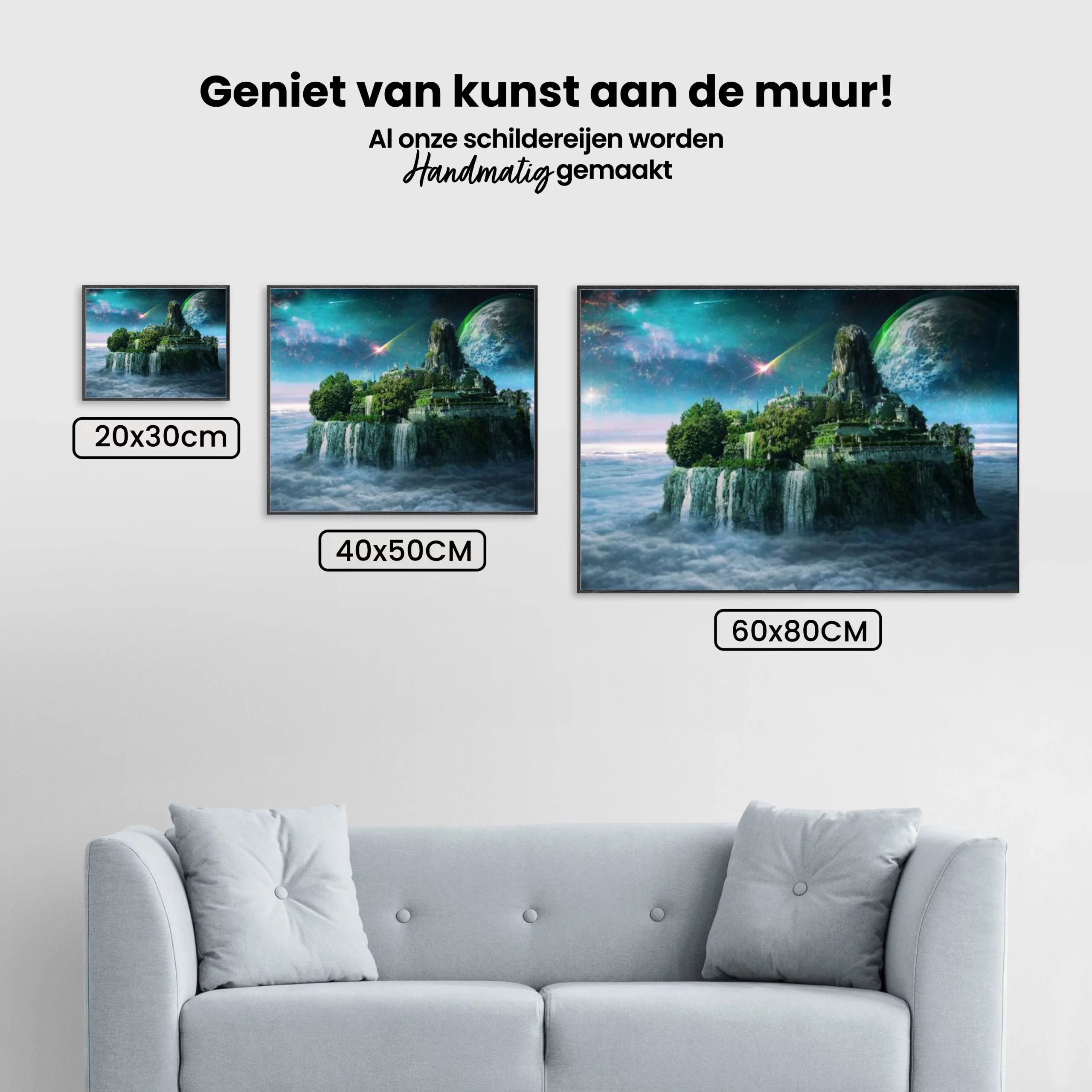 Diamond Painting Kasteel in de lucht – SEOS Shop ®