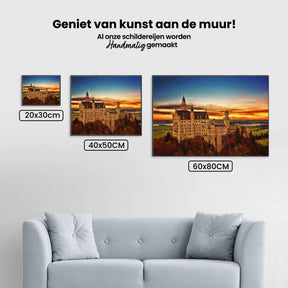 Diamond Painting Kasteel met zonsondergang – SEOS Shop ®