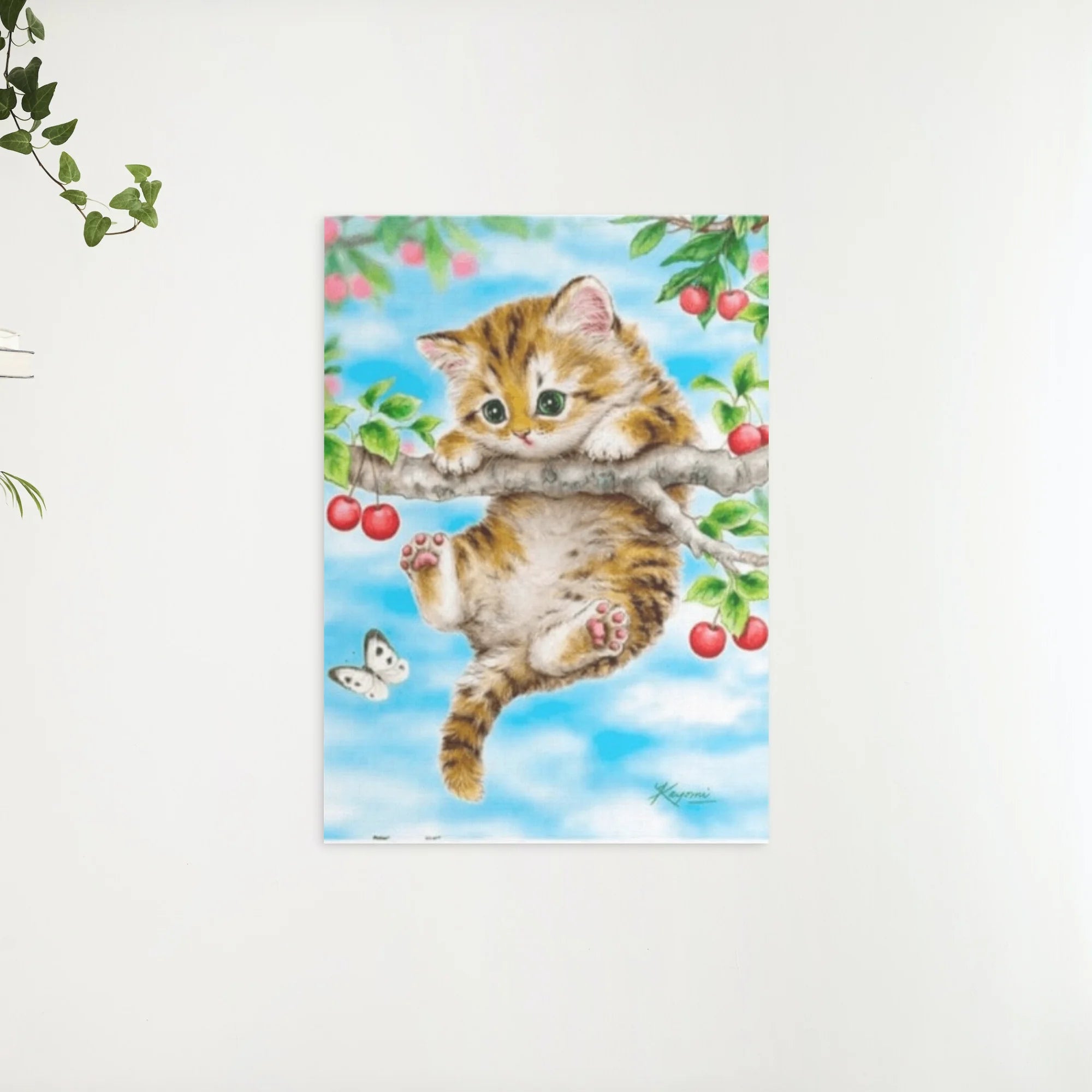 Diamond Painting Kitten aan een tak - SEOS Shop ®