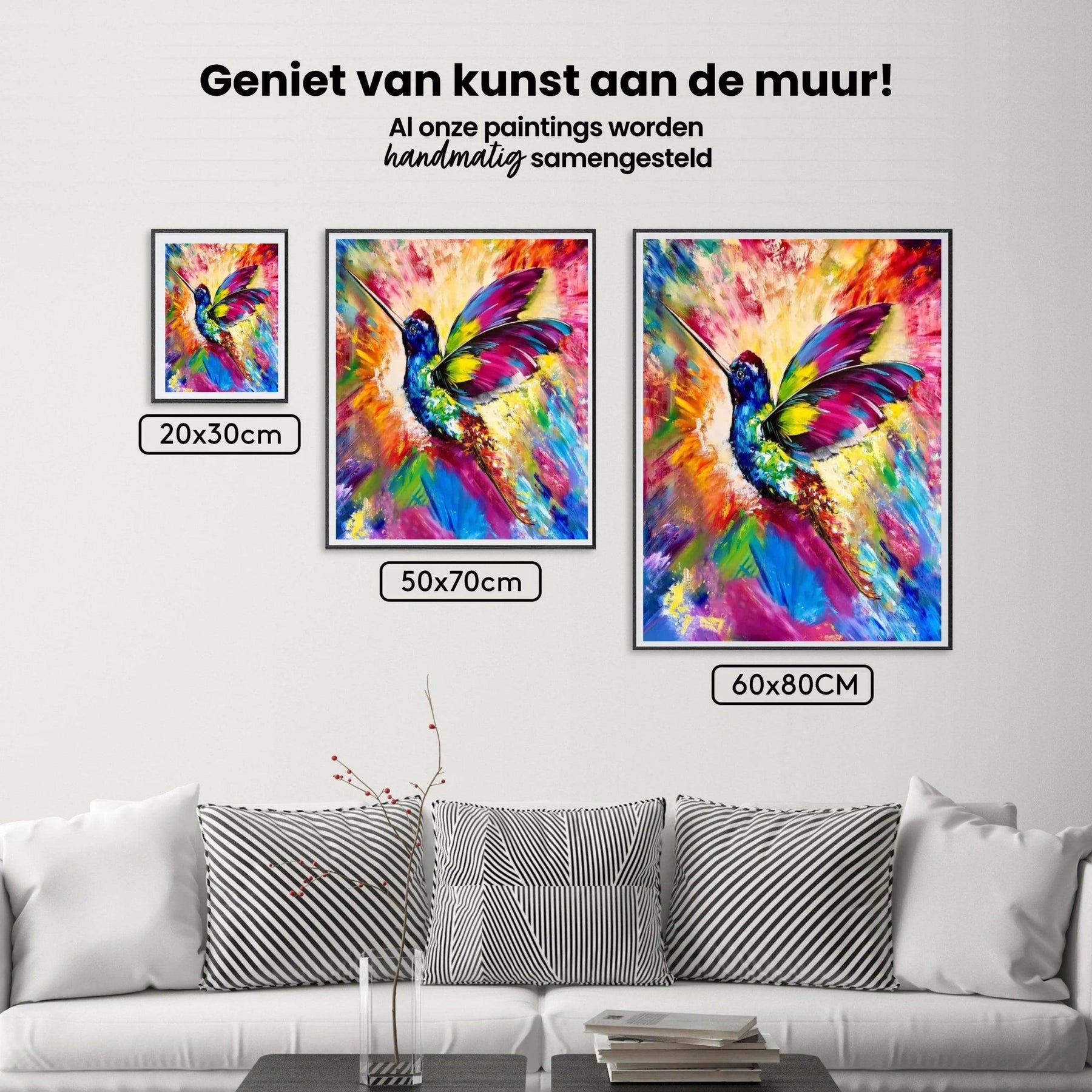 Diamond Painting Kleurrijke Kolibrie - SEOS Shop ®