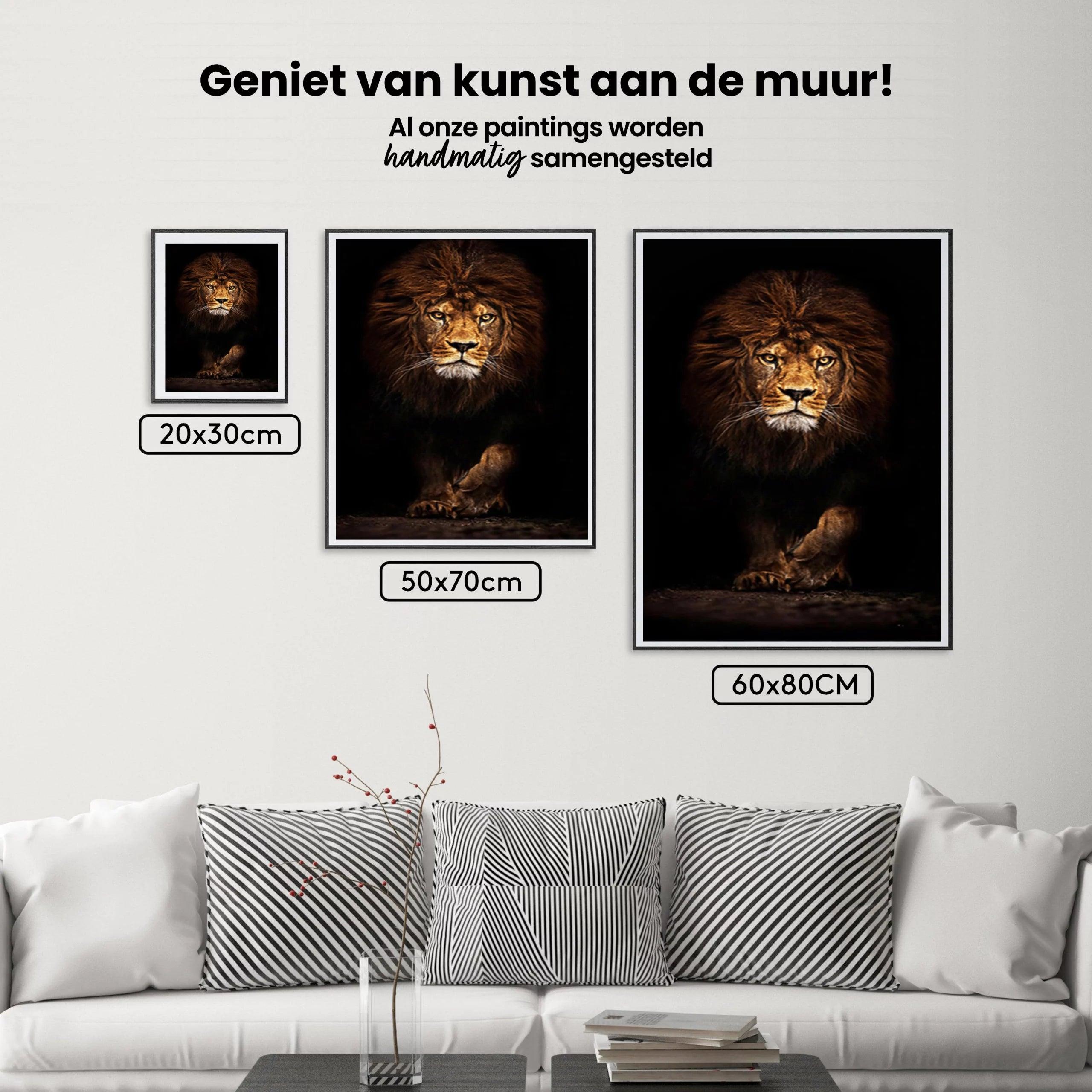 Diamond Painting Leeuw portret - SEOS Shop ®