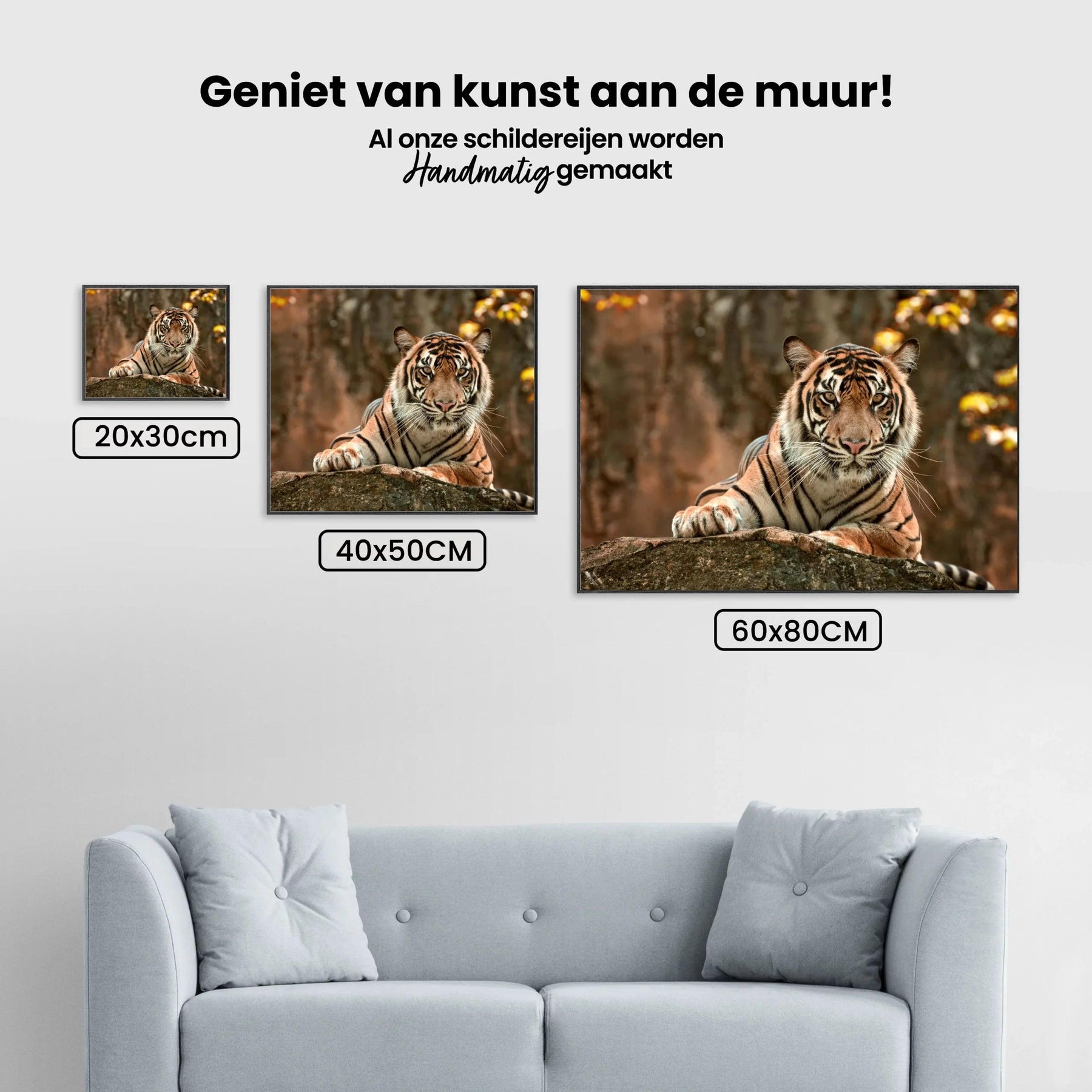 Diamond Painting Liggende tijger - SEOS Shop ®