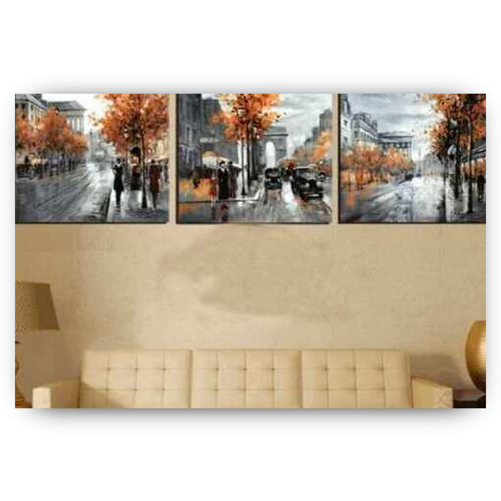 Diamond Painting London in de regen 3 luik - SEOS Shop ®