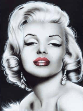 Diamond Painting Marilyn Monroe in zwart wit - SEOS Shop ®