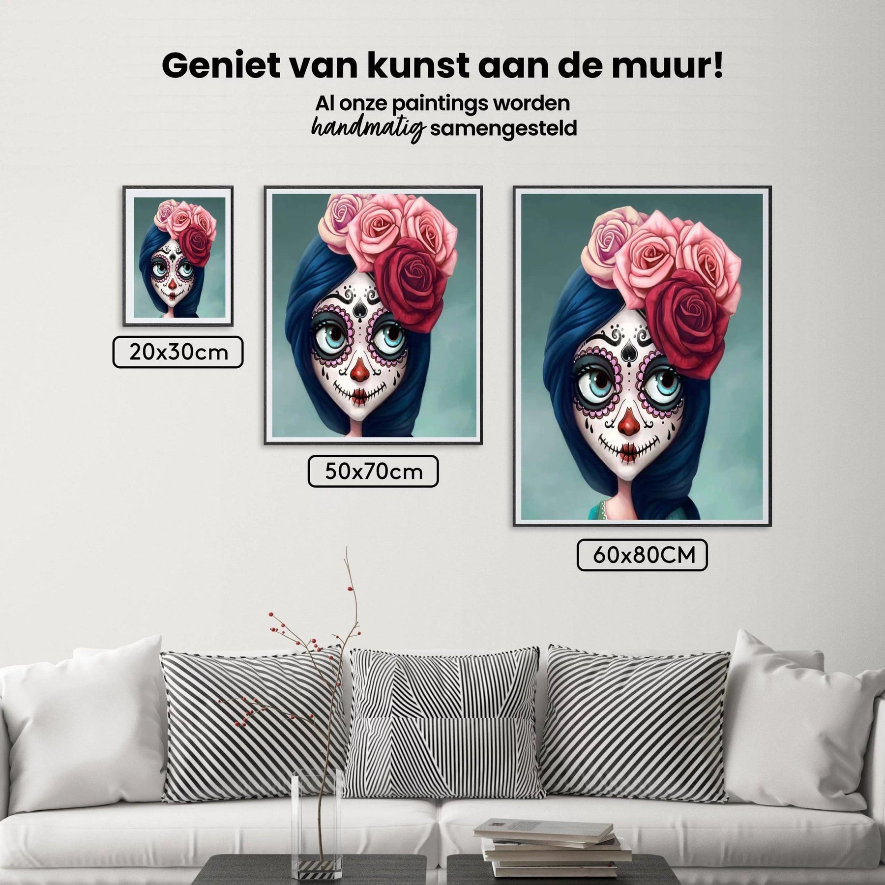 Diamond Painting Meisje Met Rozen - SEOS Shop ®