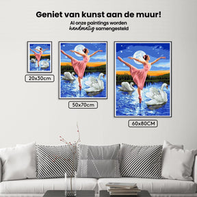 Diamond Painting Meisje danst op het water - SEOS Shop ®