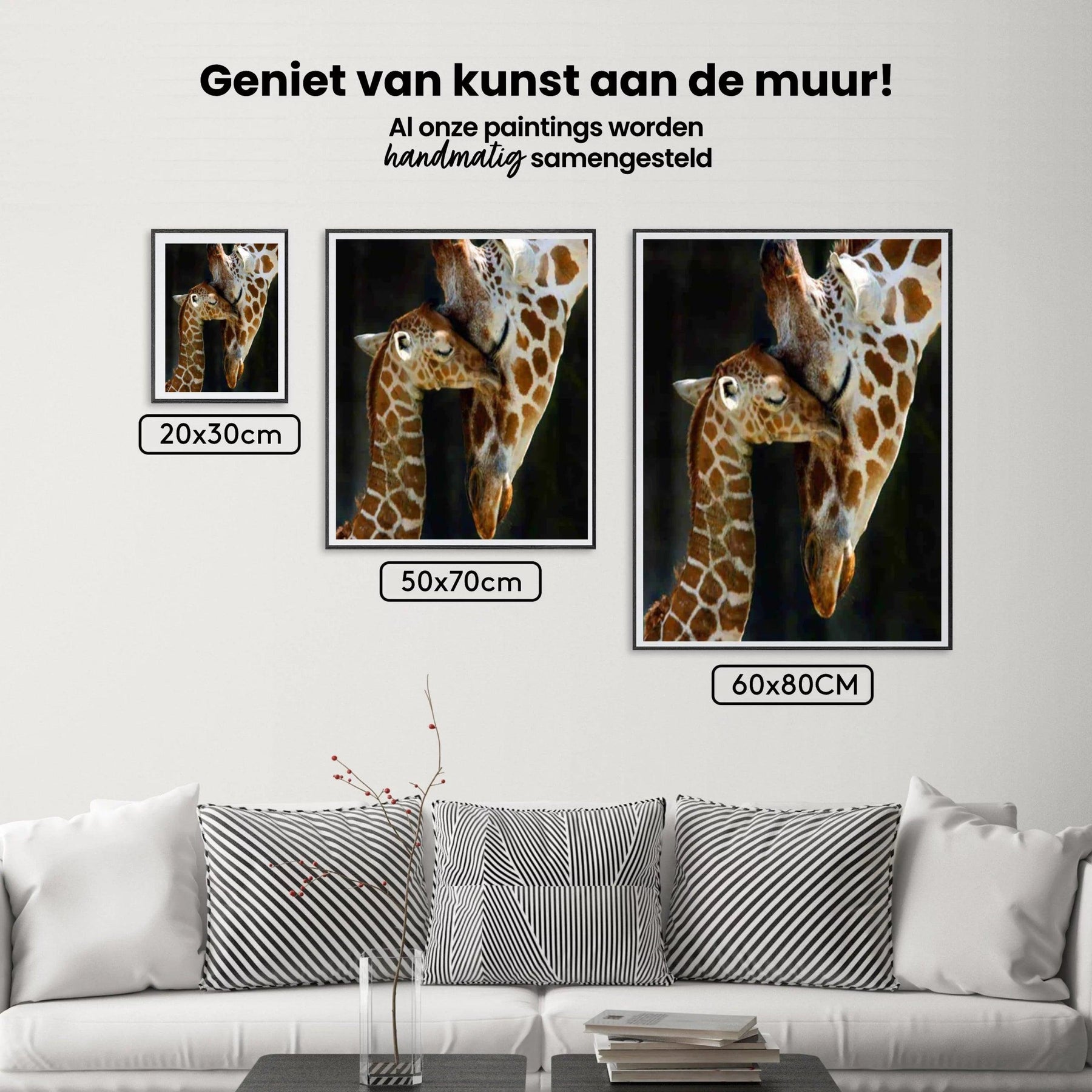 Diamond Painting Moeder Giraf met kleine – SEOS Shop ®