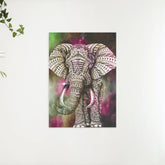 Diamond Painting Olifant Groen Roze - SEOS Shop ®