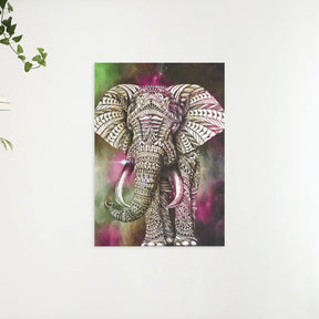 Diamond Painting Olifant Groen Roze - SEOS Shop ®