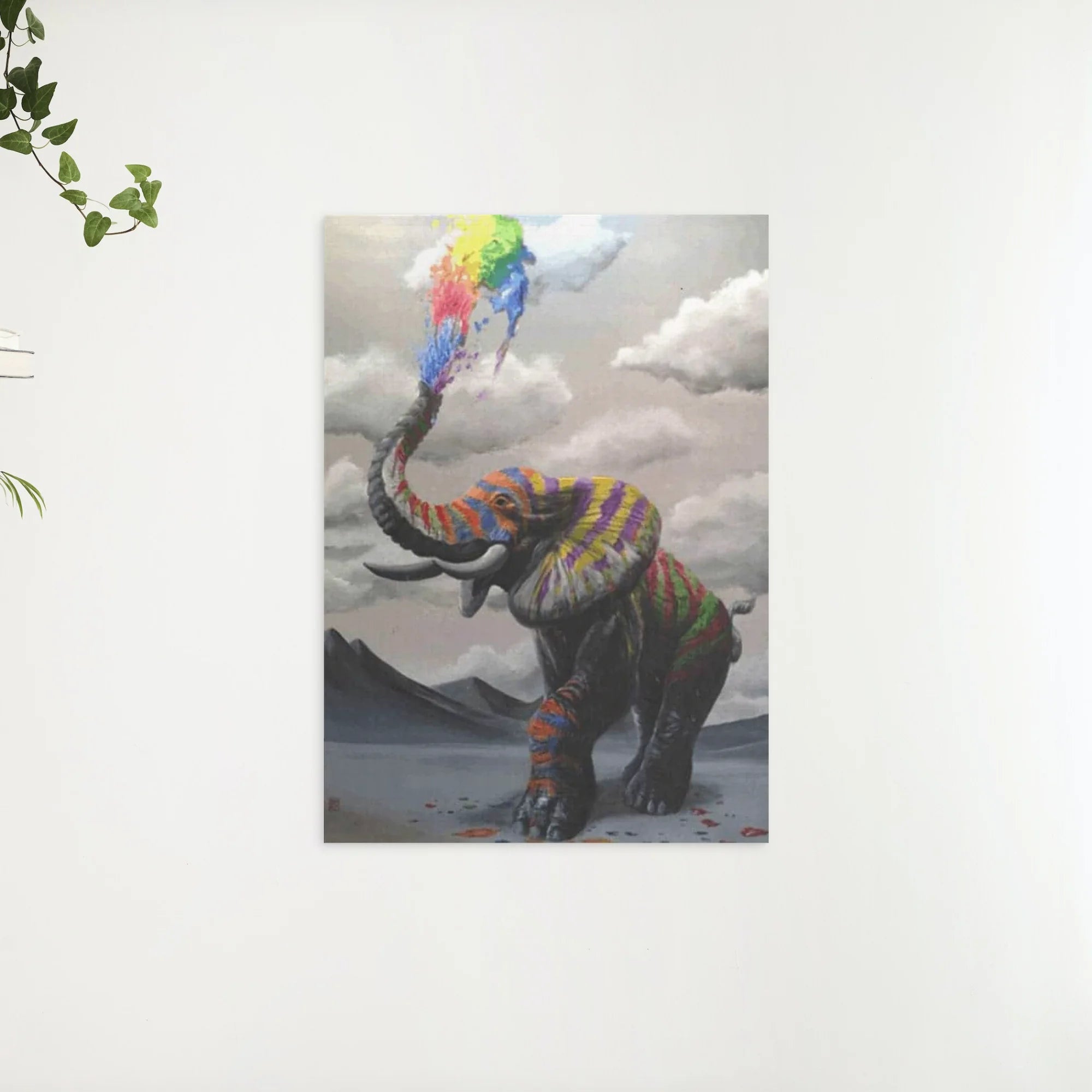 Diamond Painting Olifant met Kleuren explosie - SEOS Shop ®