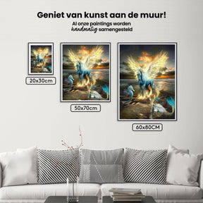 Diamond Painting Paard Zeemeermin en Zeepaardje - SEOS Shop ®