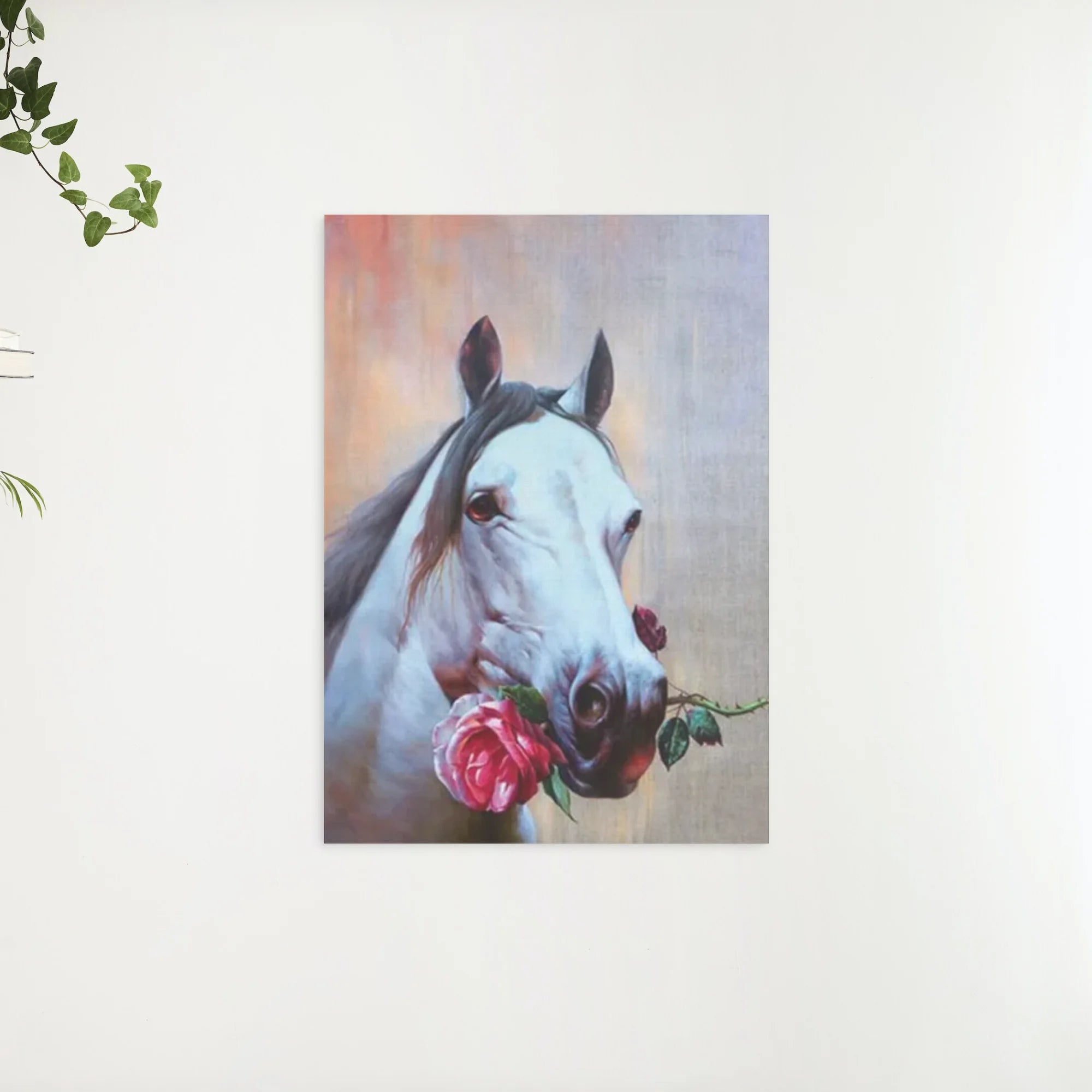 Diamond Painting Paard met roos - SEOS Shop ®