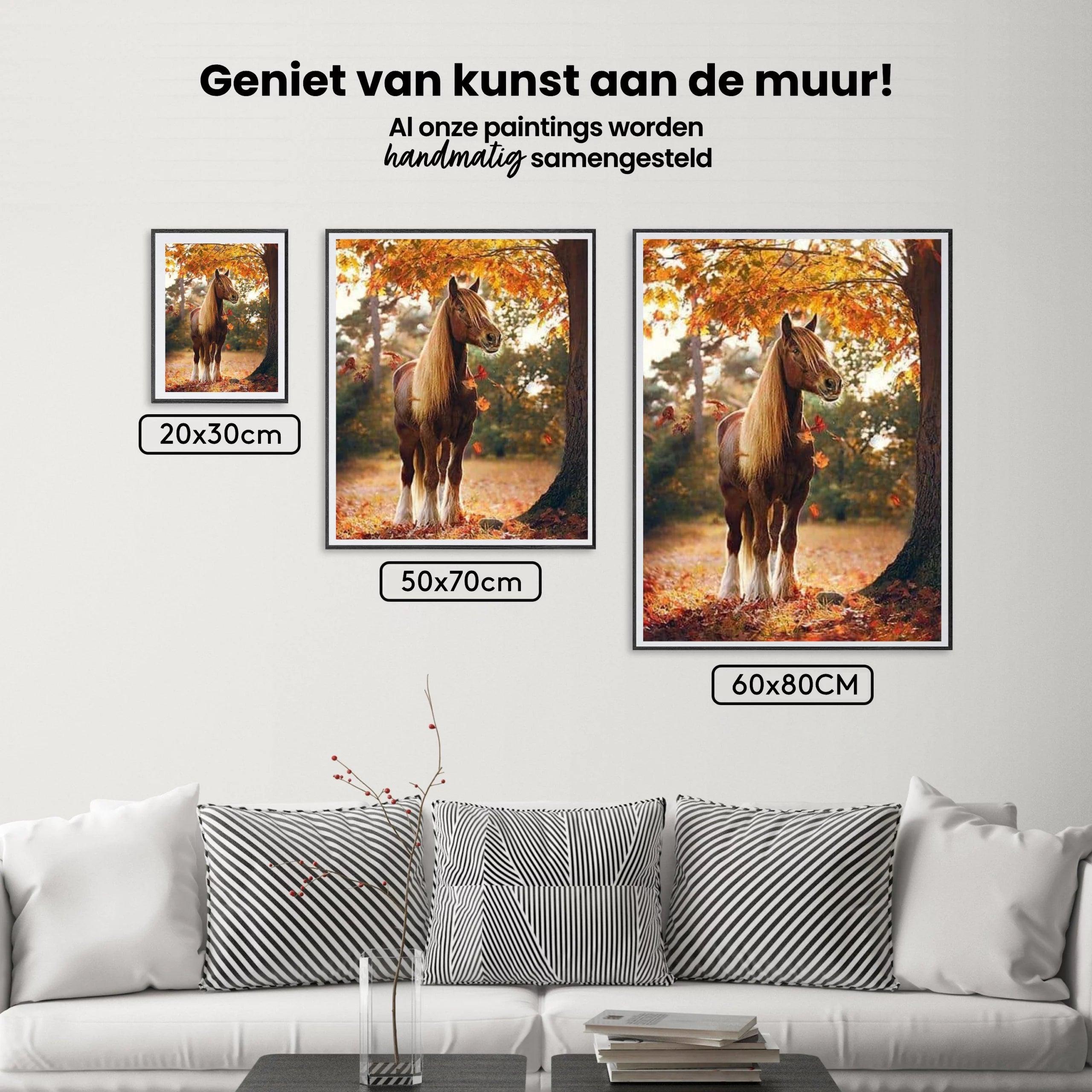 Diamond Painting Paard onder boom - SEOS Shop ®