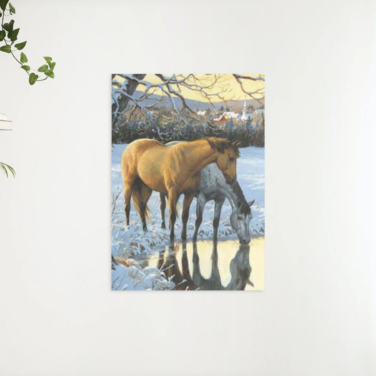 Diamond Painting Paarden drinken water - SEOS Shop ®