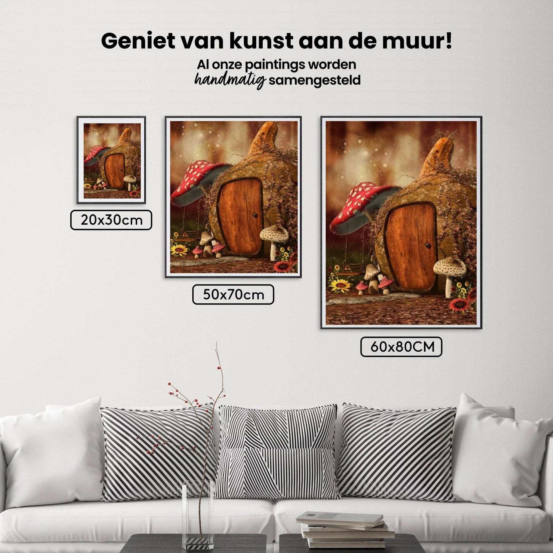 Diamond Painting Paddenstoelenhuis - SEOS Shop ®