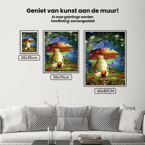 Diamond Painting Paddenstoelenhuis - SEOS Shop ®