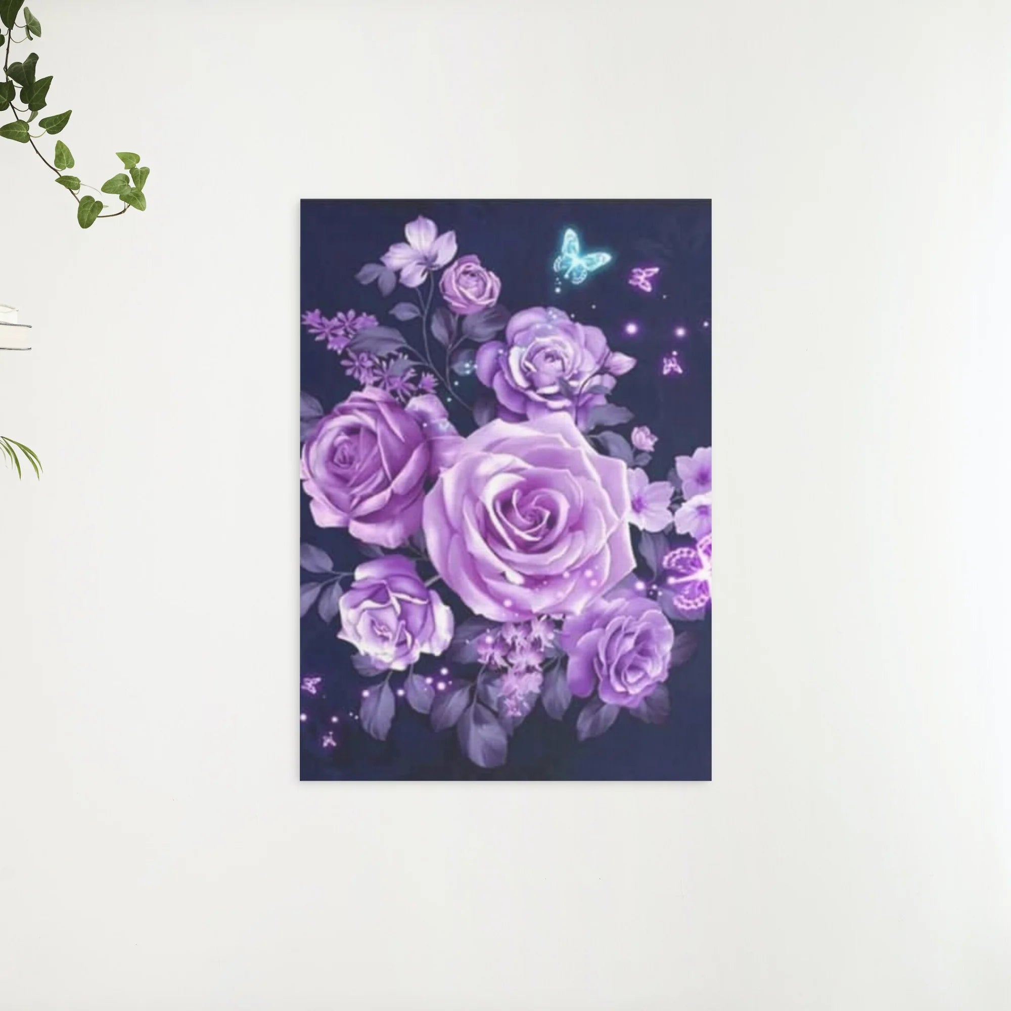 Diamond Painting Pakket Paarse Bloemen - SEOS Shop ®