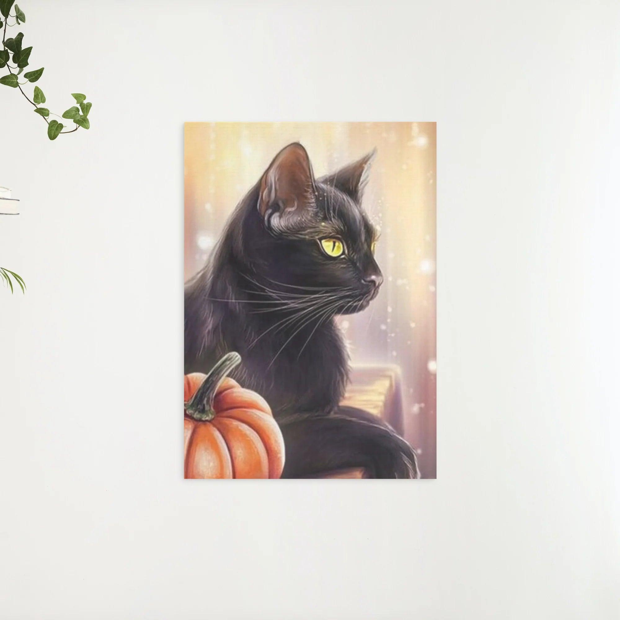 Diamond Painting Pompoen en Zwarte Kat - SEOS Shop ®