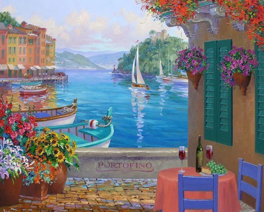 Diamond Painting - Portofino-reflecties - SEOS Shop ®