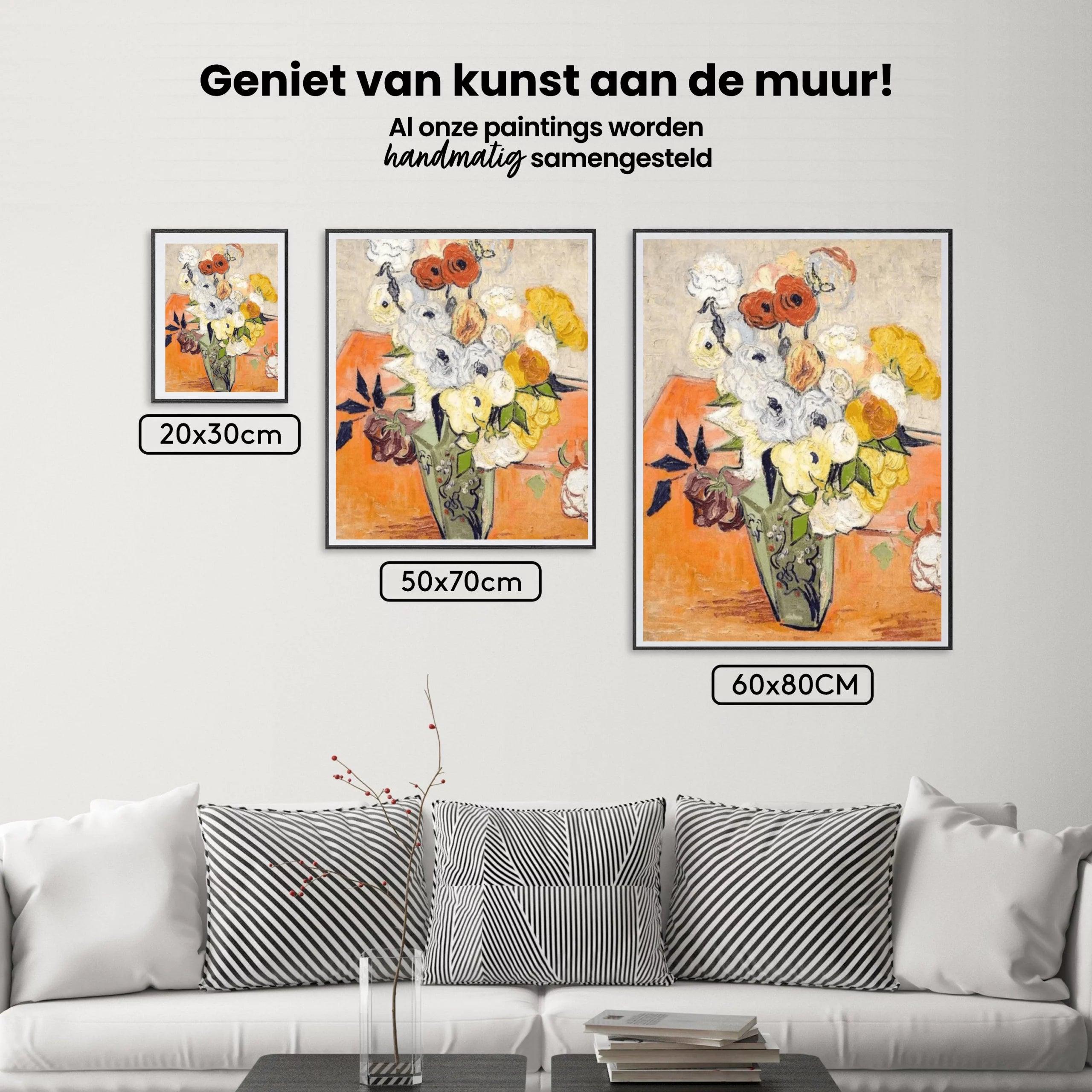 Diamond Painting Rozen en Anemonen - SEOS Shop ®